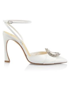 Alexandre Birman Madelina Leather Bridal Sandals