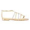 Alexandre Birman Elina Crystal-Embellished Metallic Leather Sandals