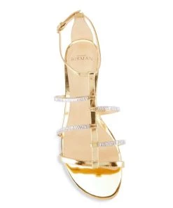 Alexandre Birman Elina Crystal-Embellished Metallic Leather Sandals -Alexandre Birman And TANE Mexico 1942 Sales unnamed file 161