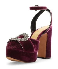 Alexandre Birman Madelina Curve Crushed Velvet Sandals -Alexandre Birman And TANE Mexico 1942 Sales unnamed file 168