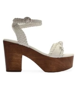 Alexandre Birman Clarita Leather Woven Clogs