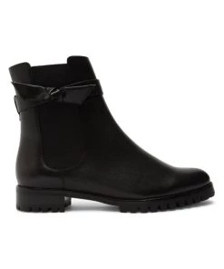 Alexandre Birman Clarita Waterproof Leather Ankle Booties