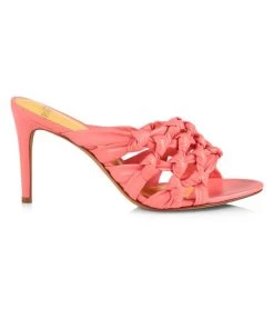 Alexandre Birman Solange Intreccio Leather Mules