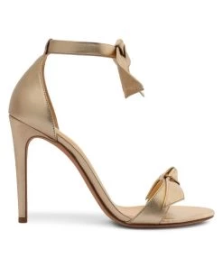 Alexandre Birman Clarita Metallic Leather Sandals