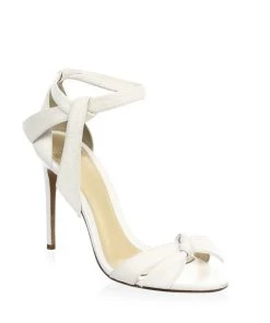 Alexandre Birman And TANE Mexico 1942 Sales 28 Alexandre Birman Clarita Bow Leather Sandals
