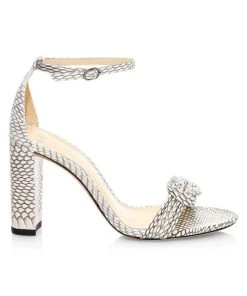 Alexandre Birman And TANE Mexico 1942 Sales 30 Alexandre Birman Vicky Knotted Python Sandals