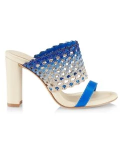 Alexandre Birman And TANE Mexico 1942 Sales 34 Alexandre Birman Trisha Woven Block-Heel Sandals