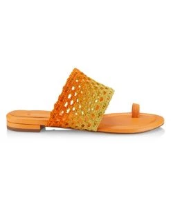 Alexandre Birman Trisha Woven Leather Sandals