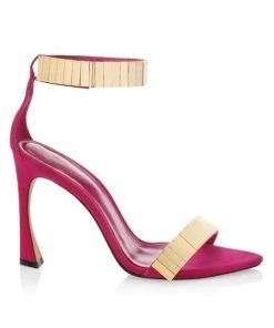 Alexandre Birman Angelica Embellished Leather Sandals