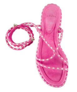 Alexandre Birman Donna Suede Ankle-Wrap Flat Sandals -Alexandre Birman And TANE Mexico 1942 Sales unnamed file 482