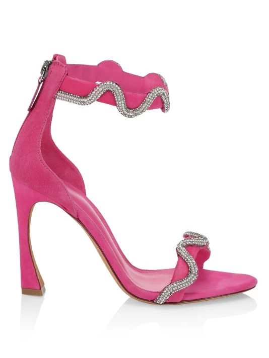 Alexandre Birman Lori Suede Embellished Sandals 3 Alexandre Birman Lori Suede Embellished Sandals