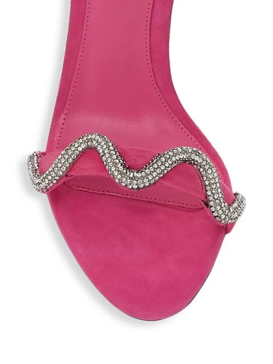 Alexandre Birman Lori Suede Embellished Sandals 6 Alexandre Birman Lori Suede Embellished Sandals - Image 4