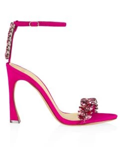 Alexandre Birman Elina Embellished Leather Sandals