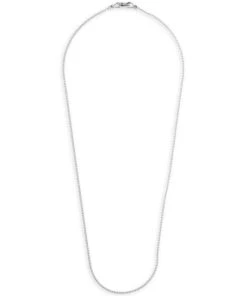 TANE Mexico 1942 Fabiana Sterling Silver Chain Necklace/31.4" For Men