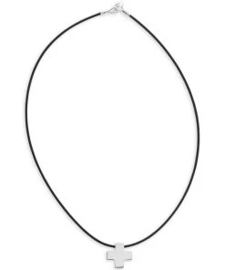 TANE Mexico 1942 Cross Sterling Silver Pendant Necklace For Men