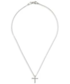 TANE Mexico 1942 Ines Cross Sterling Silver Pendant Necklace For Men