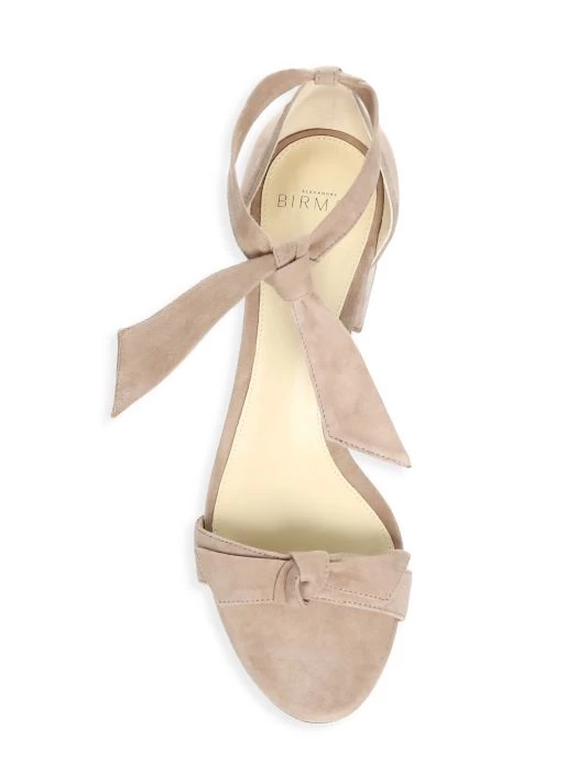 Alexandre Birman Clarita Bow Suede Sandals 7 Alexandre Birman Clarita Bow Suede Sandals - Image 5
