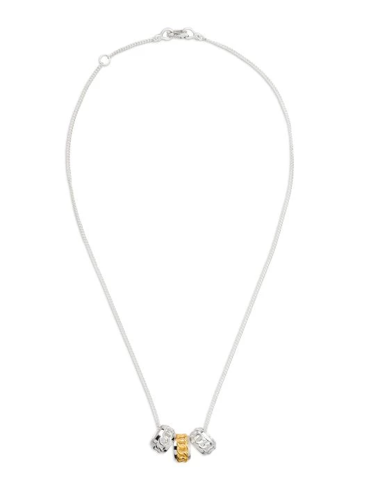 TANE Mexico 1942 Cozy Sterling Silver & 23K Gold Pendant Necklace 5 TANE Mexico 1942 Cozy Sterling Silver & 23K Gold Pendant Necklace - Image 3