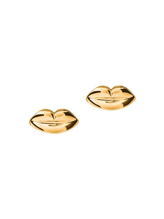 TANE Mexico 1942 Besame Mini 18K Yellow Gold Lips Earrings 3 TANE Mexico 1942 Besame Mini 18K Yellow Gold Lips Earrings