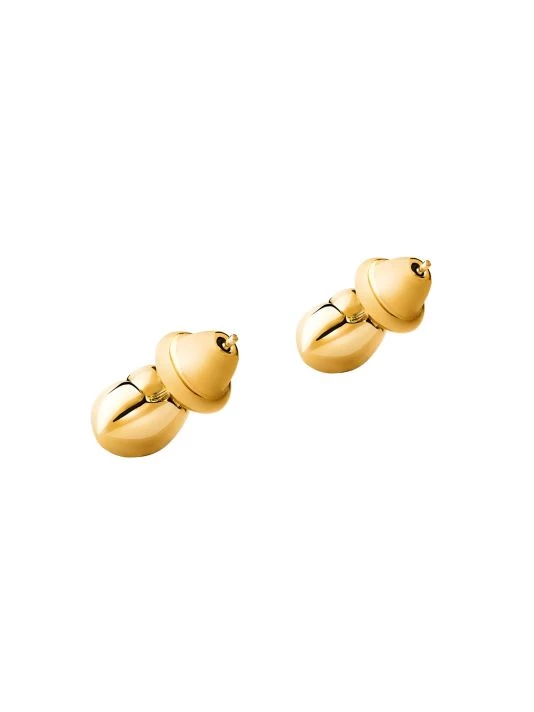 TANE Mexico 1942 Besame Mini 18K Yellow Gold Lips Earrings 5 TANE Mexico 1942 Besame Mini 18K Yellow Gold Lips Earrings - Image 3