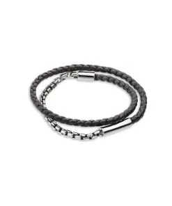 Alexandre Birman And TANE Mexico 1942 Sales 44 TANE Mexico 1942 Leather Comet Bracelet For Men