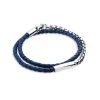 TANE Mexico 1942 Blue Leather & Sterling Silver Comet Bracelet For Men -Alexandre Birman And TANE Mexico 1942 Sales unnamed file 700
