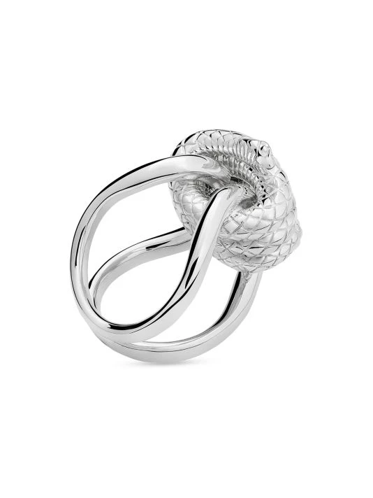 TANE Mexico 1942 Animales Sterling Silver Snake Knotted Ring 4 TANE Mexico 1942 Animales Sterling Silver Snake Knotted Ring - Image 2