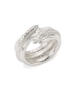 TANE Mexico 1942 Sterling Silver Snake Ring For Men