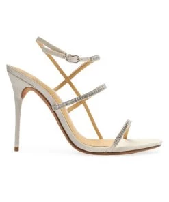 Alexandre Birman Sally 100 Moire Embellished Sandals