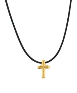 TANE Mexico 1942 Teresa 18K Gold Cross Pendant For Men