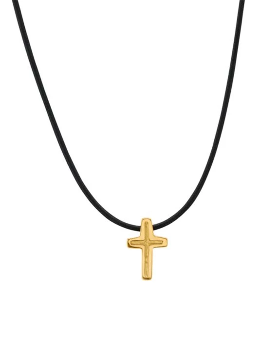TANE Mexico 1942 Teresa 18K Gold Cross Pendant For Men 3 TANE Mexico 1942 Teresa 18K Gold Cross Pendant For Men