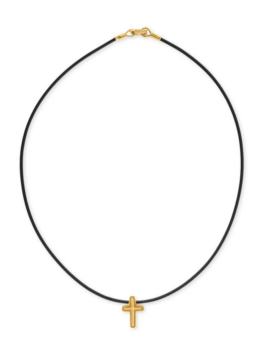 TANE Mexico 1942 Teresa 18K Gold Cross Pendant For Men 4 TANE Mexico 1942 Teresa 18K Gold Cross Pendant For Men - Image 2