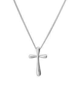 TANE Mexico 1942 Drop Cross Sterling Silver Pendant Necklace For Men