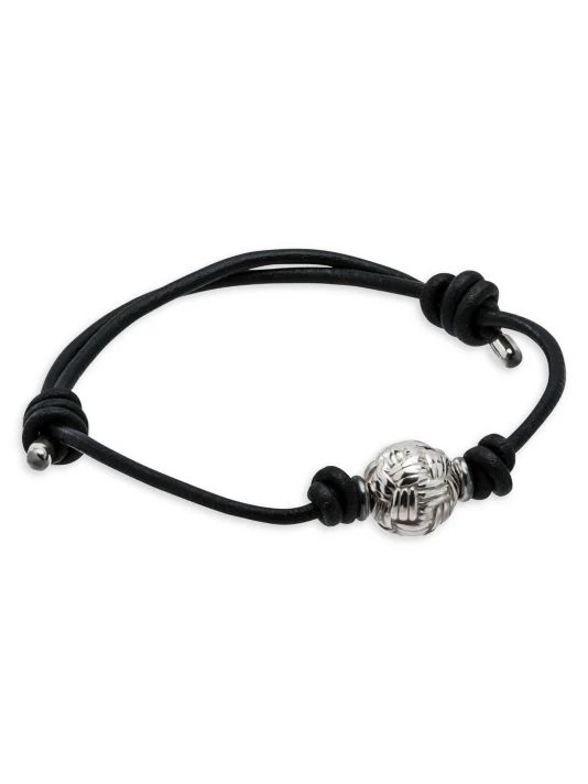 TANE Mexico 1942 Woven Sphere Sterling Silver Charm Bracelet For Men 4 TANE Mexico 1942 Woven Sphere Sterling Silver Charm Bracelet For Men - Image 2