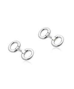 TANE Mexico 1942 Sterling Silver Double Cufflinks With Spring For Men