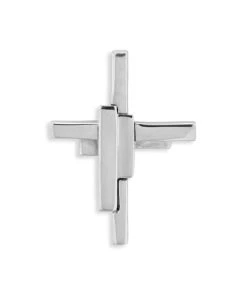 TANE Mexico 1942 Ghael Cross Sterling Silver Pendant Necklace For Men